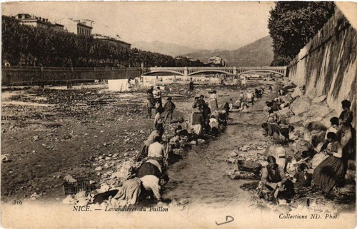 Cpa nice lavandieres - lavandieres, du