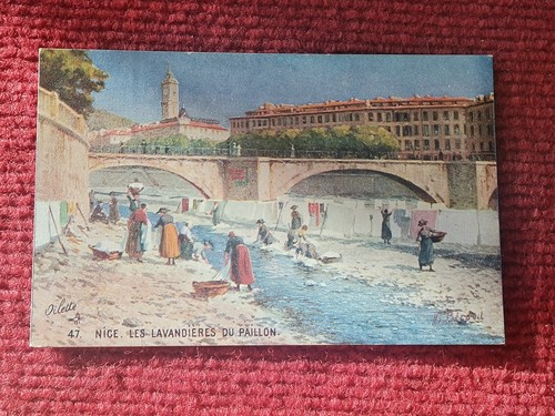 Cpa nice les lavandières - cpa,